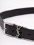 Saint Laurent Cassandre Vadim Belt In Smooth Leather