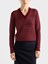 Prada Striped Cashmere V-Neck