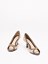 Prada Open Toe Satin Pumps