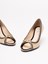 Prada Open Toe Satin Pumps
