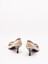 Prada Open Toe Satin Pumps