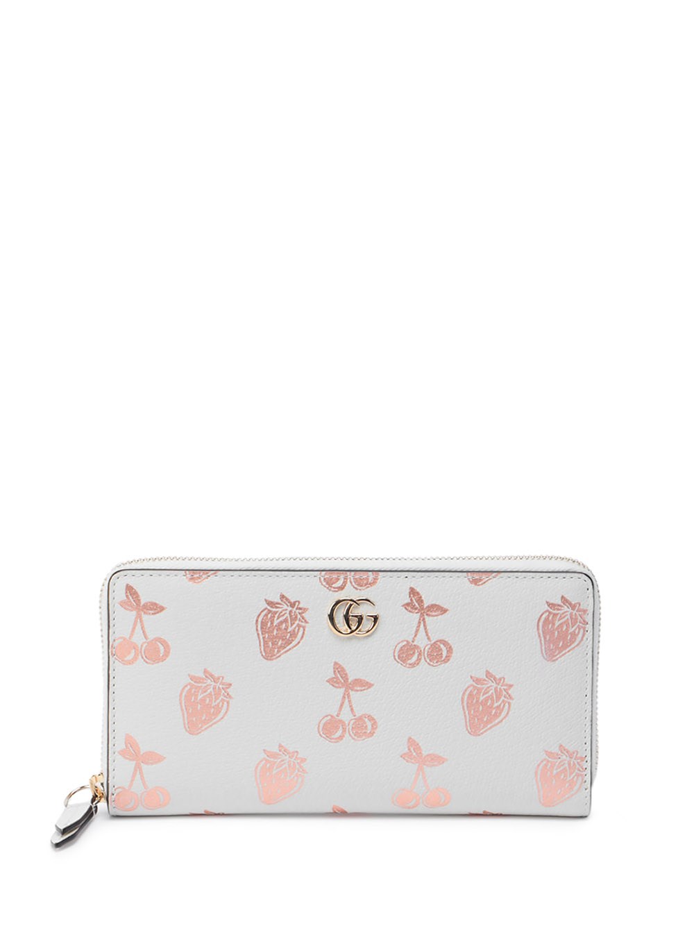 gucci leather zip around wallet