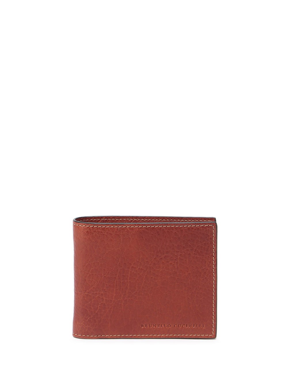 Brunello Cucinelli Leather Wallet In Marrone