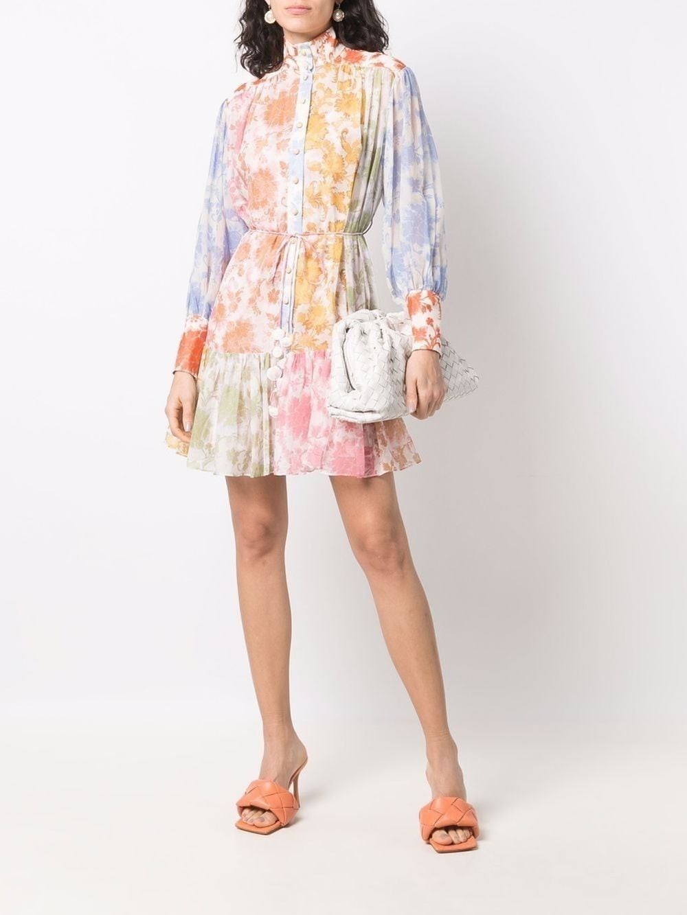 zimmermann lantern mini dress